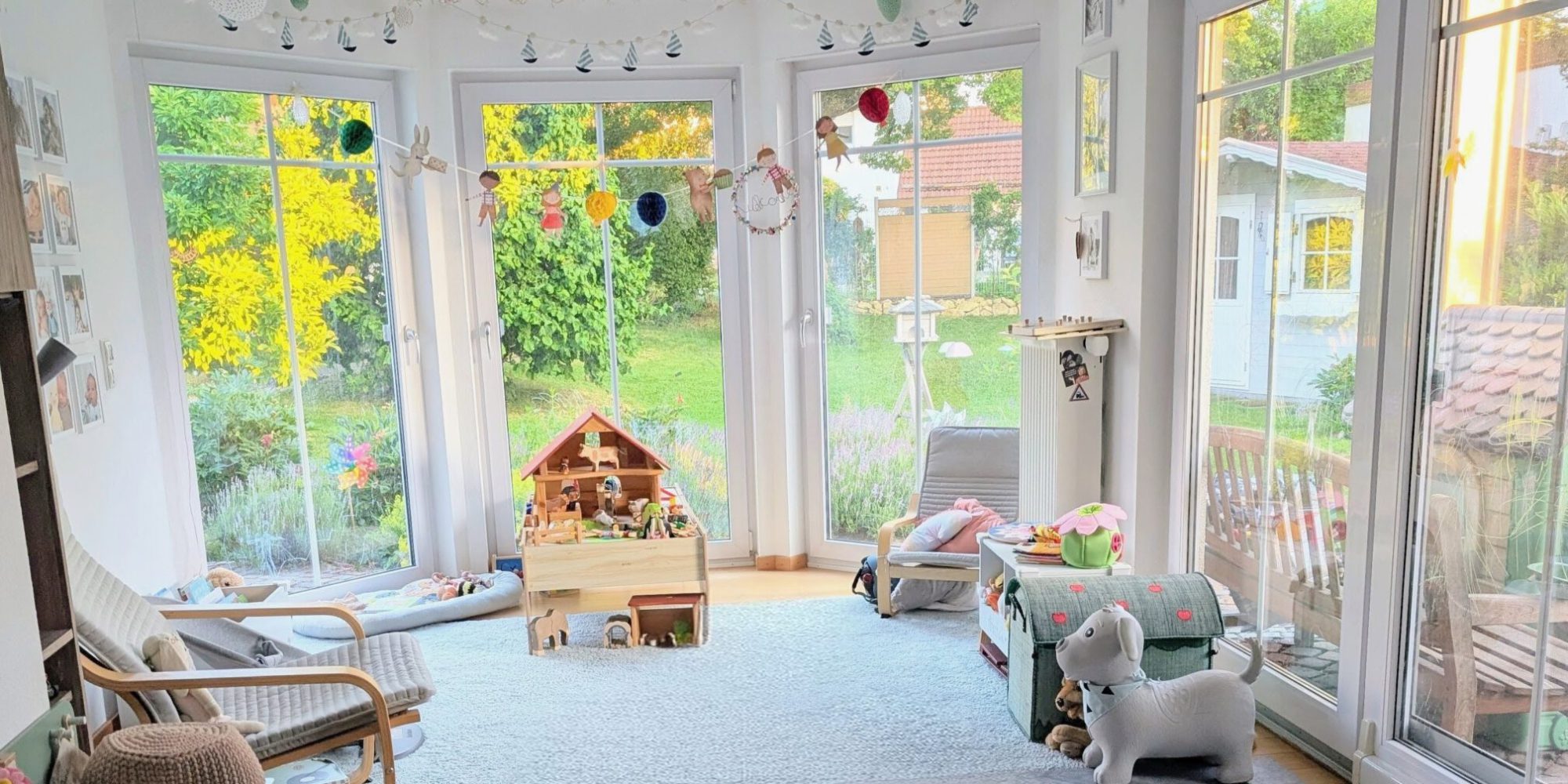 Wohnzimmer - EG - Blick Richtung Süden